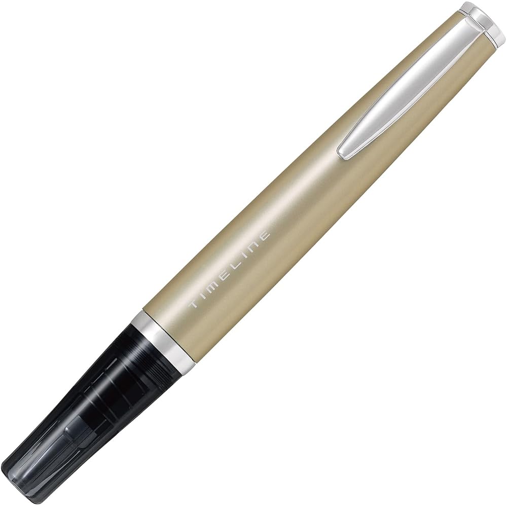 Pilot BTL3SRMGD Timeline PRESENT 0.7mm Moonlight Gold Ballpoint Pen