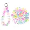 20pcs/lot 12mm Transparent Matte Square Acrylic Beads Cube Loose Spacer Beads For Jewelry Making DIY Bracelet Necklace Keychain