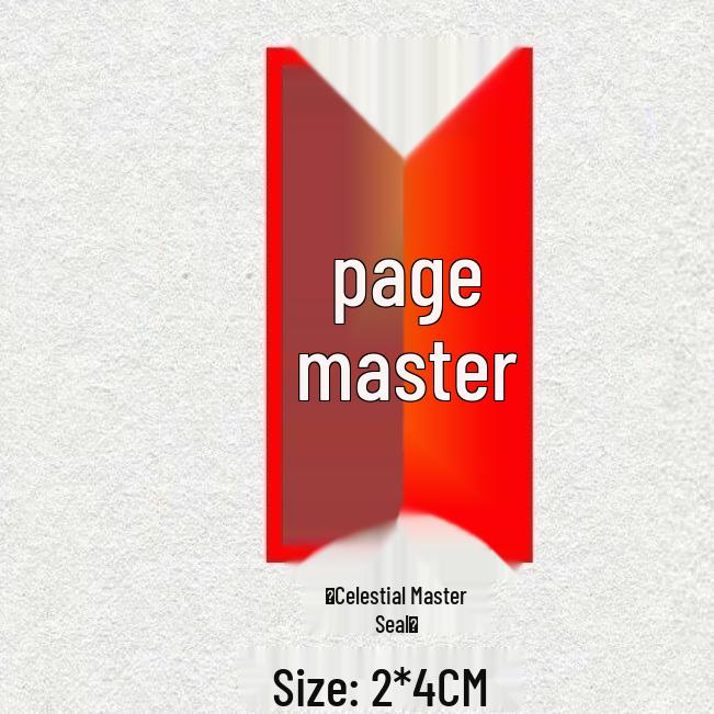 Celestial Master Taoist Brass Seal - Traditional Chinese Cultural Ornament and Gift