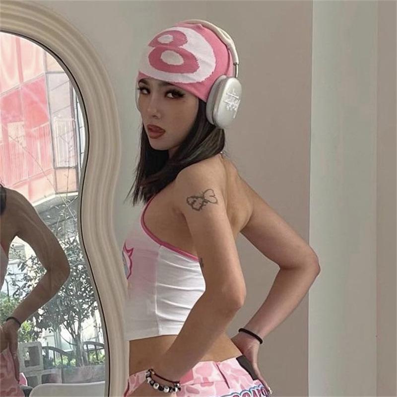 Nowa Ręcznie Robiona Szydełkowana Lodowa Pleciona Maska na Twarz na Kask dla Dorosłych