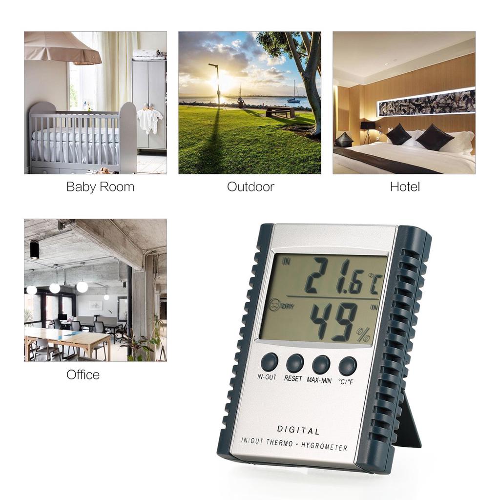 Buy UUAA HC520 Digital Humidity Temperature Meter LCD Thermometer Hygrometer at affordable