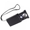 Acrylic Lens Jewelry Magnifier LED UV Light Magnifying Glass for 30X, 60X Watch Repair
