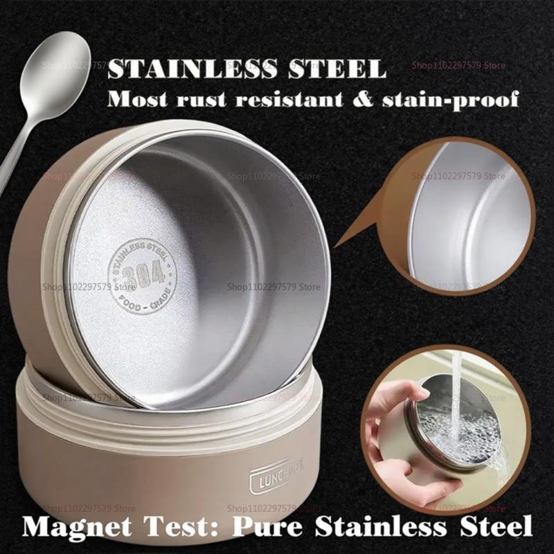Stainless Steel Lunch Box for Office Workers and Students Multi-Layer Sealed Rice Container Microwave Safe Meal Prep Bento