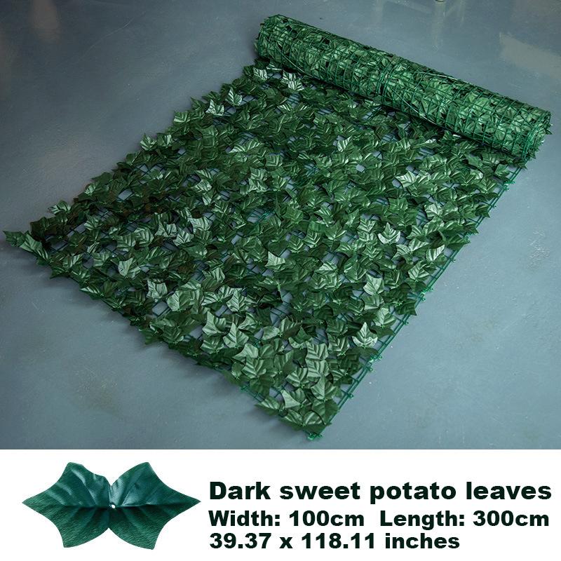 1pc Evergreen Artificial Ivy Privacy Fence Screen - Plastic Hedge Wall with Faux Greenery for Outdoor Decor, Home, Garden
