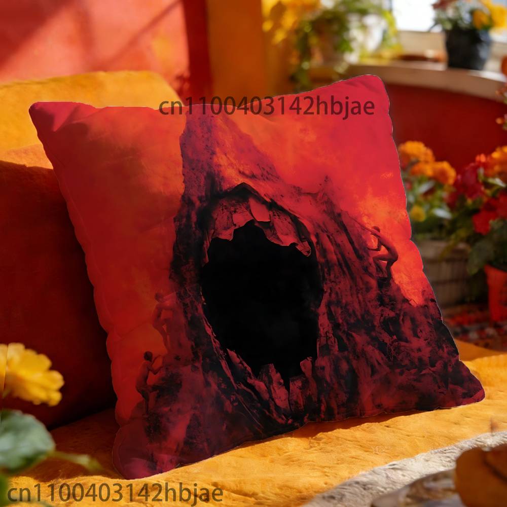 Band-D-deathS Pillowcases Bedroom Living Room Sofa Home Decor Polyester Cushion Cover with Zipper