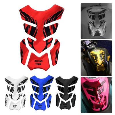 Universal 3D Motorcycle Gas Tank Sticker Self Adhesive Strong Stickiness Waterproof Easy To Apply Fuel Tank Protector Decal Pad