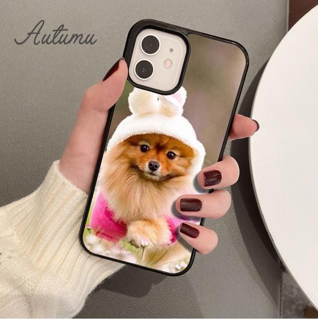 

Померанський шпіц собака чохол для iPhone 11 12 13 14 Pro Max mini X XR XS SE 2020 6S 7 8 Plus Samsung Galaxy S21 S22 shell iPhone X or XS