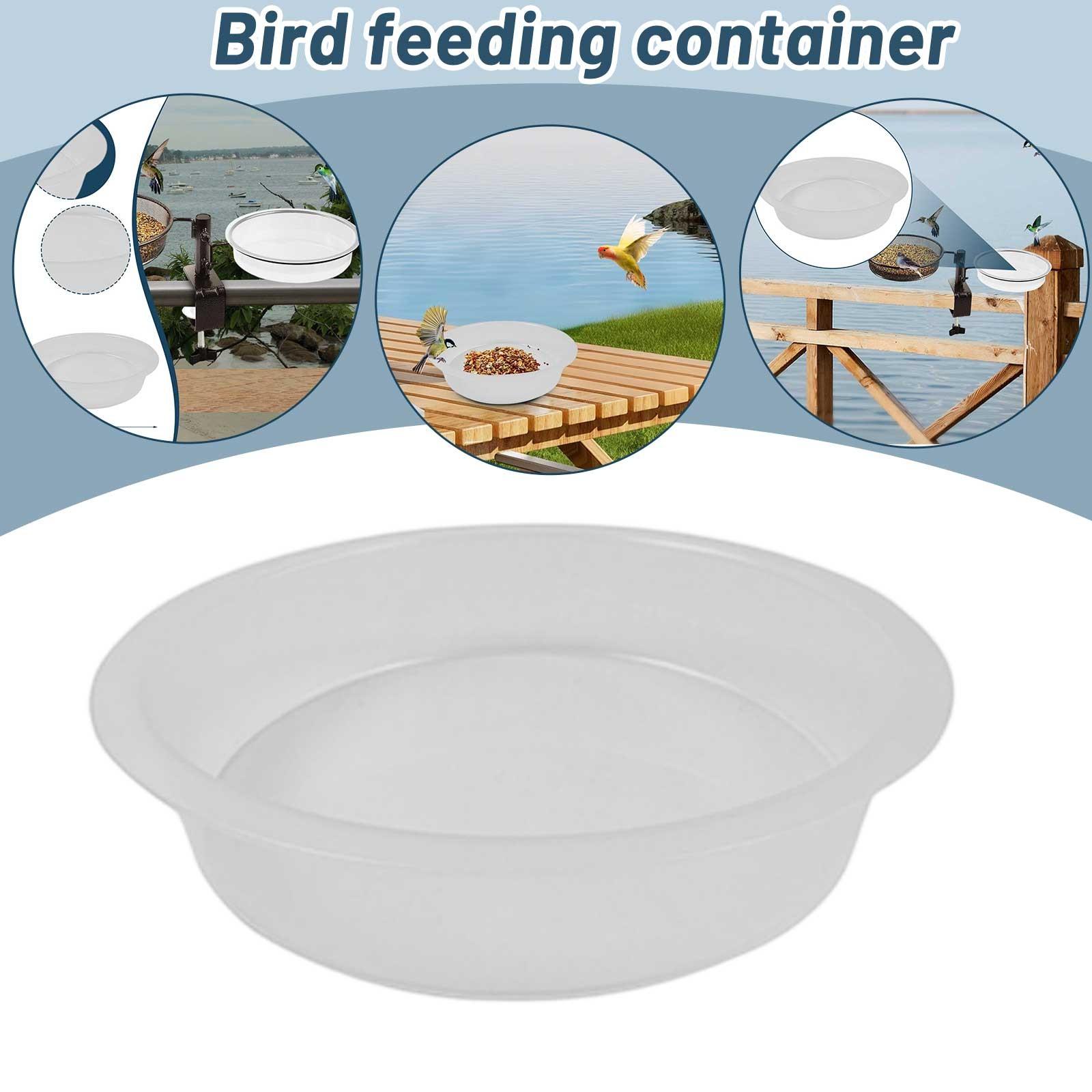 

Bird Feeder Water Tray, Outdoor Courtyard Bird Feeding Water Dispenser One Size