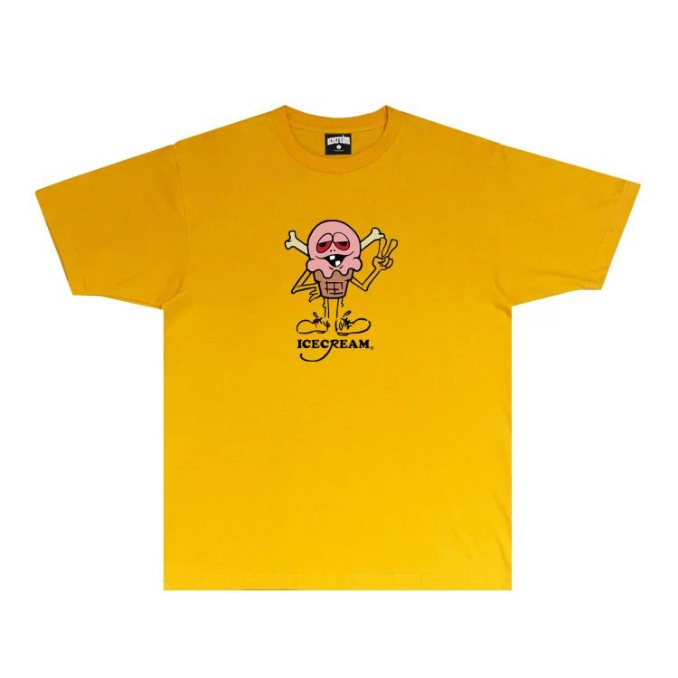 Flying Dog Ice Cream Classic Tengu Print T-Shirt 100% Cotton Shirt Casual Oversized Otter Lovers Trendy Fashion 2024