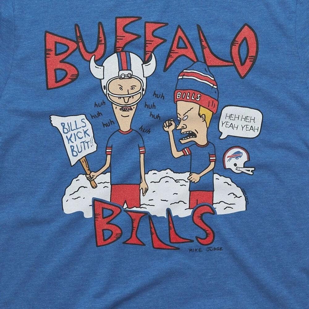 Beavis And Butt-Head X Buffalo Bills Kick Butt Rare vtg Men Women Unisex T-Shirt XXXXL