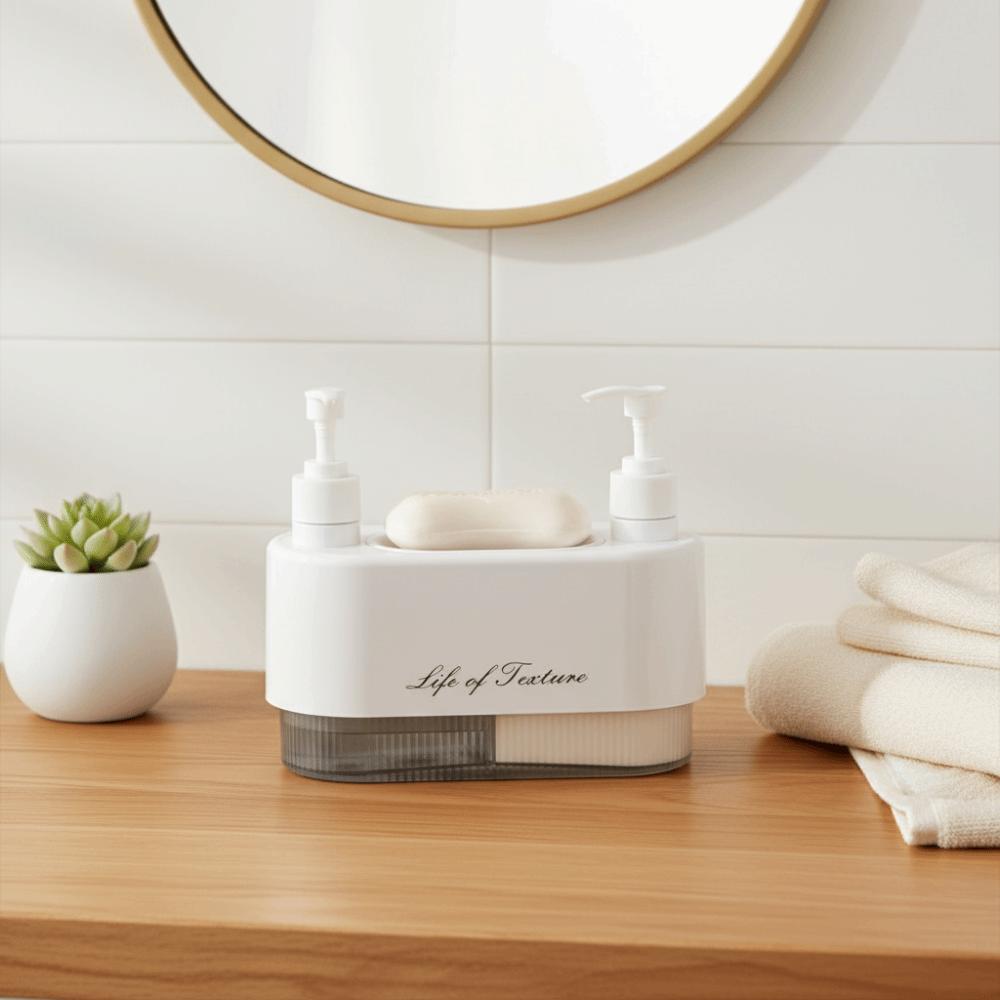 Thickened Shampoo Bottle Plastic Press Soap Dispenser Body Wash Bottle Soap Box Bathroom