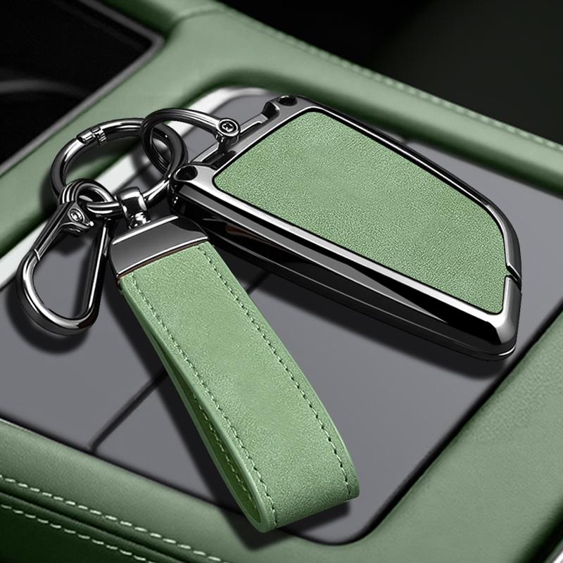 Zinc Alloy Leather Car Key Case For Bmw F20 G20 G30 X1 X3 X4 X5 G05 X6 X7 G11 F15 F16 G01 G02 F48 M3 M4 Keychain Accessories