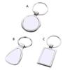 Sublimation Blank Keychain with for Key Ring Heat Transfer Keychain for Christmas Valentine Graduation Day Present