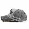 Cotton Washed Baseball Hat Adjustable Punk Sun Cap Simple Letter Embroidery Peaked Cap  Outdoor