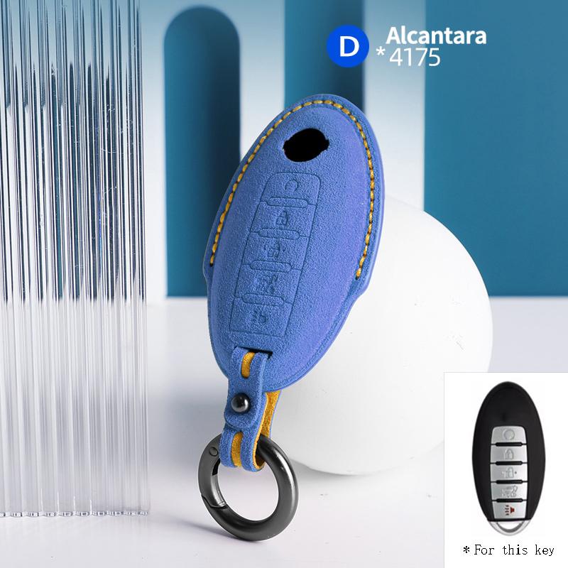 Interior Mouldings 5 Button Car Key Case Cover Shell For Nissan Patrol Y62 Altima Maxima Remote Keychain Accessories