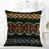 Fair IIsle Knit Pillow Retro Nordic Cushion Cover Daily Washable Linen Pillowcase Soft  for Sofa Bed Home Room Decor