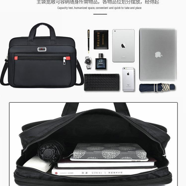 Korean Oxford Waterproof Men's Crossbody Bag - Wear-Resistant Casual Sport Briefcase Handbag