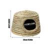 Bunny Grass House Nest Hand-Woven Breathable Indoor Bunny House For Pet Hamster Chicken Home Cats Outdoor Small Animal
