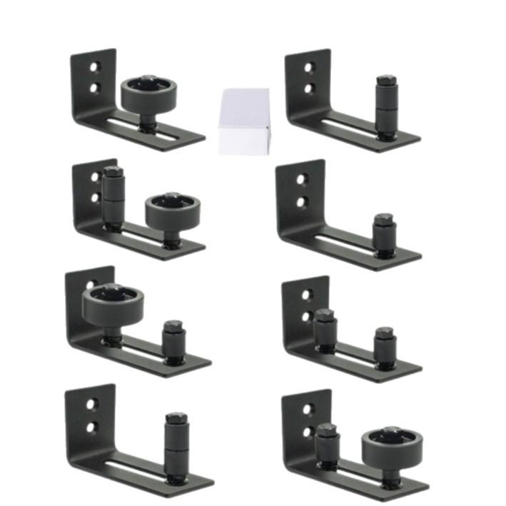 Black Barn Door Swing Stopper: Flat Bottom Floor Guide In 8 American Style Variants