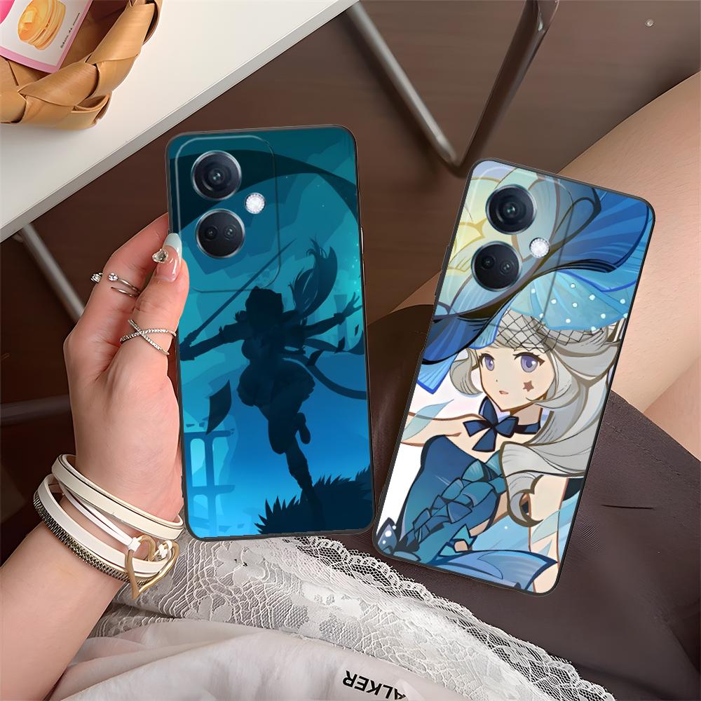Game GI Lynette Matte TPU Mobile Phone Case for OPPO Find X9 X8 X7 X6 X5 X3 X2 Plus s Pro Ultra Lite Colorful Printing Cover