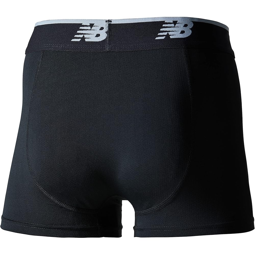 New Balance Men's 3-Inch Mesh Boxer Briefs 3-Pack Quick Dry Underwear