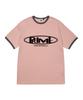 PRIMATE Optimus Women'S Ribbed Ringer Short Sleeve T-Shirt 5 Colors