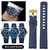 For Omega Seamaster 300 Strap Rubber Seamaster Silicone Rubber Watch Strap Seamaster 300 Watch Band Accessories Men 20 22mm