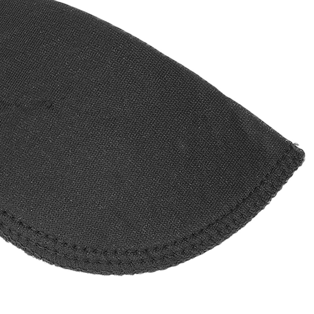 Shoulder Pads Soft Sponge Comfortable Anti Slip Reusable Thicken Shoulder Pads for Clothing Black