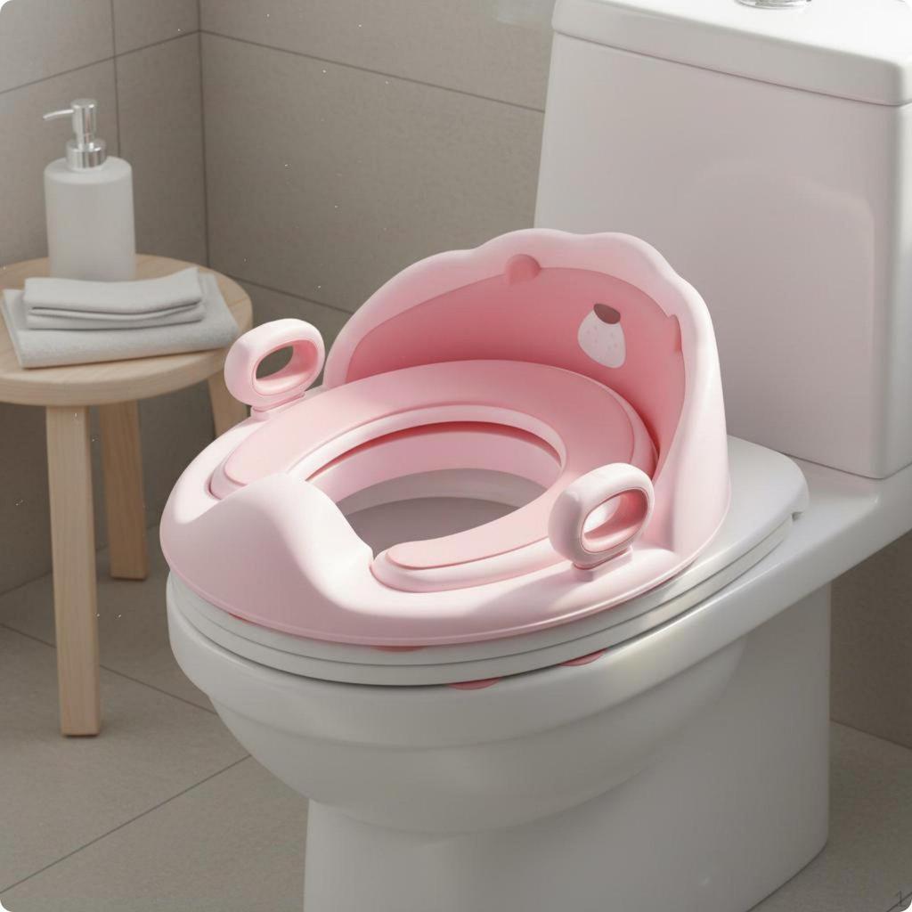 Asiento de Inodoro para Niños Pequeños Fácil de Higiénico y Niños Antideslizante Producto de Cuidado para