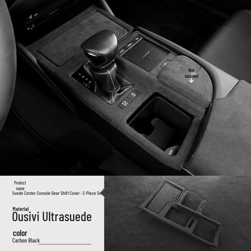Lexus ES Gear Shift Cover: Suede Interior Sticker for ES200/ES300h/260 Console