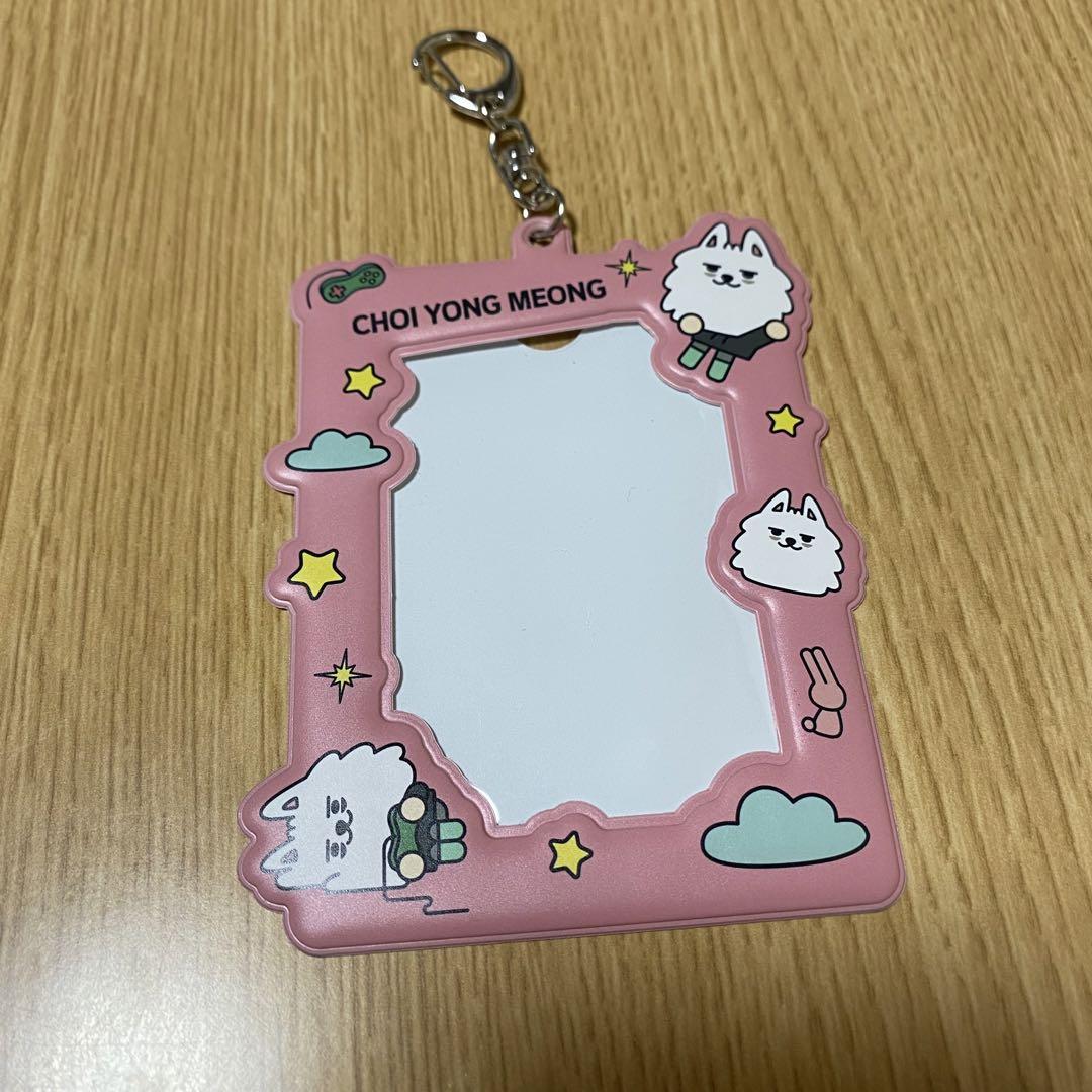 

[USED] txt soobin chaeyoungmon yeonmon trading card trading card case purbat