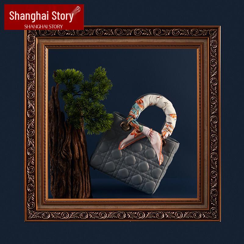 Shanghai Story Forbidden City Collaboration 100% Mulberry Silk Scarf