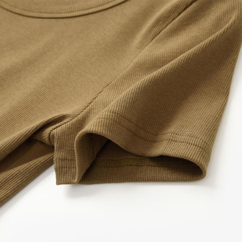 Tricou de damă, cu decolteu în U, cu mâneci scurte