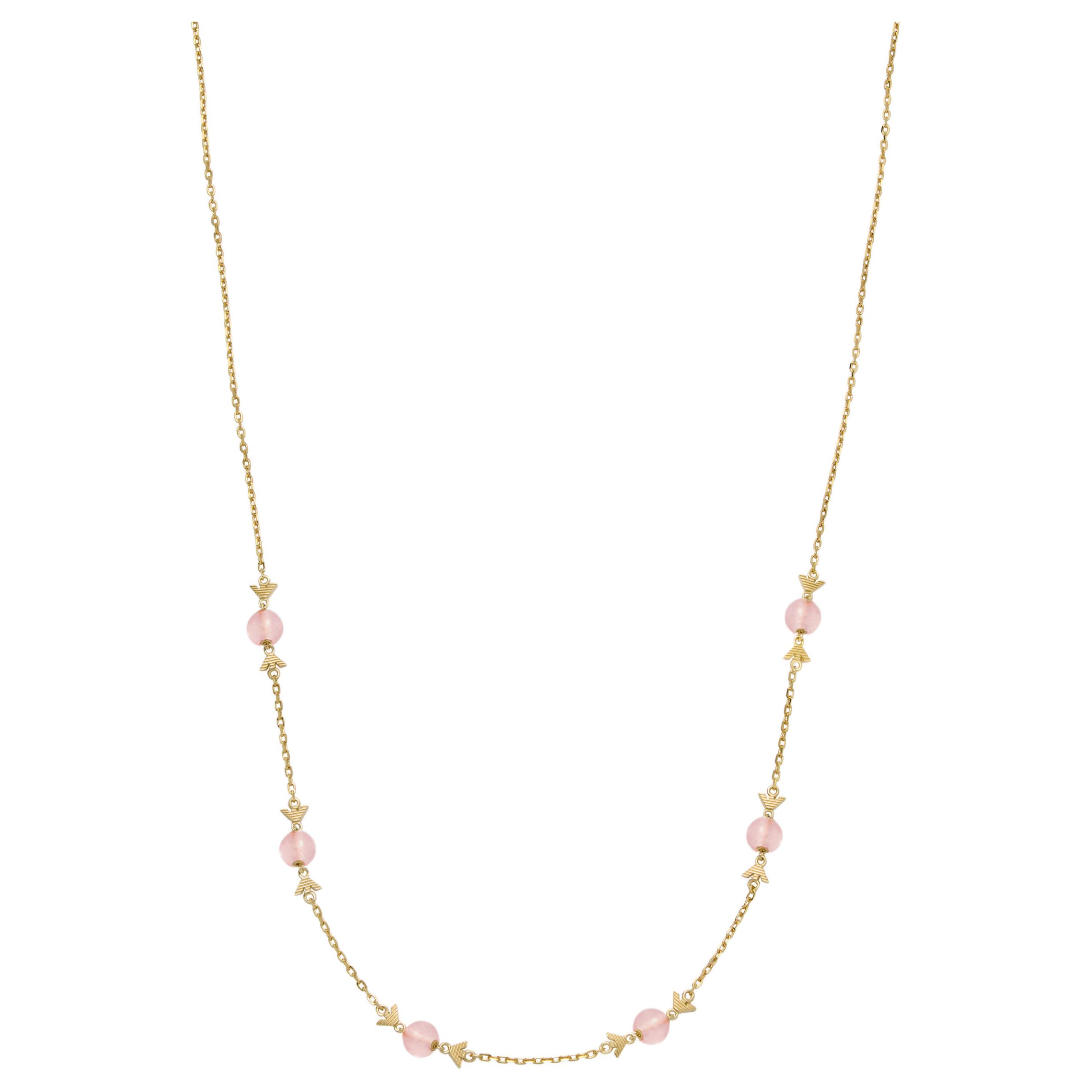 

Emporio Armani Candy Series Vintage Luxurious Sparkling Sweet Necklace Women necklace Gold EGS3200710 Basic Packaging-Box