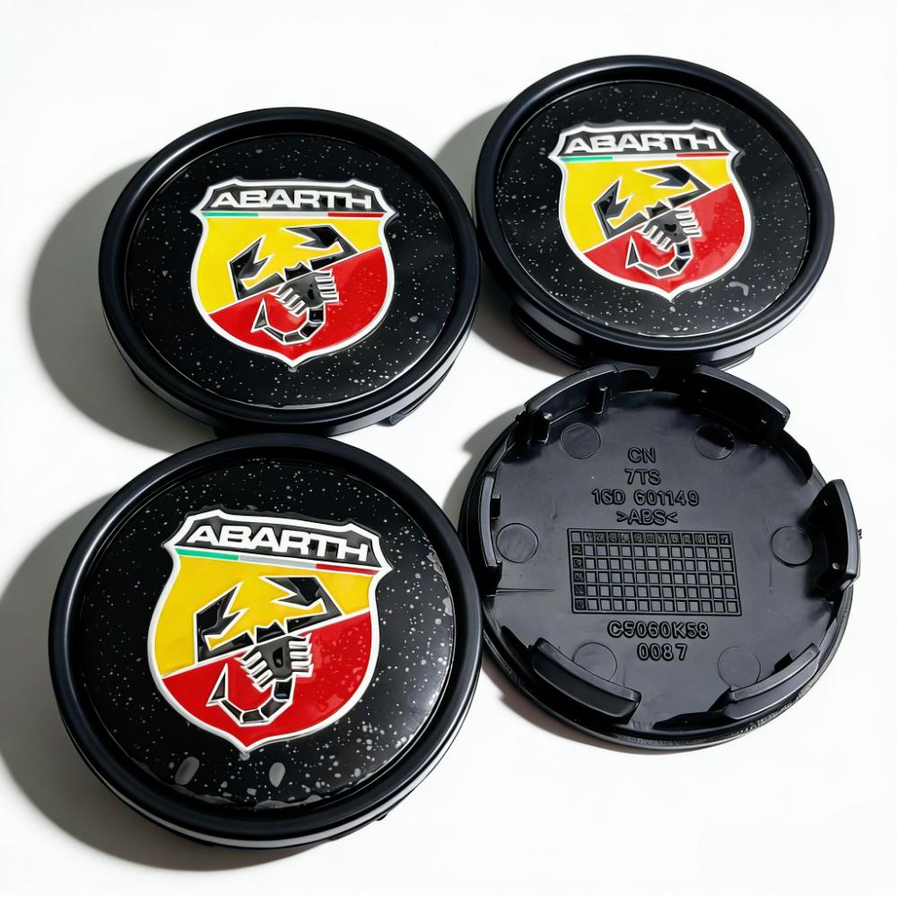 

4pcs Scorpion Logo Badge Emblem Car Wheel Center Caps O.D 58MM Clips 53MM Wheels Hub Dust Cap Rim Hubcaps Cover Car Accessories Scorpion Badge&4pcs K58 Wheel Caps