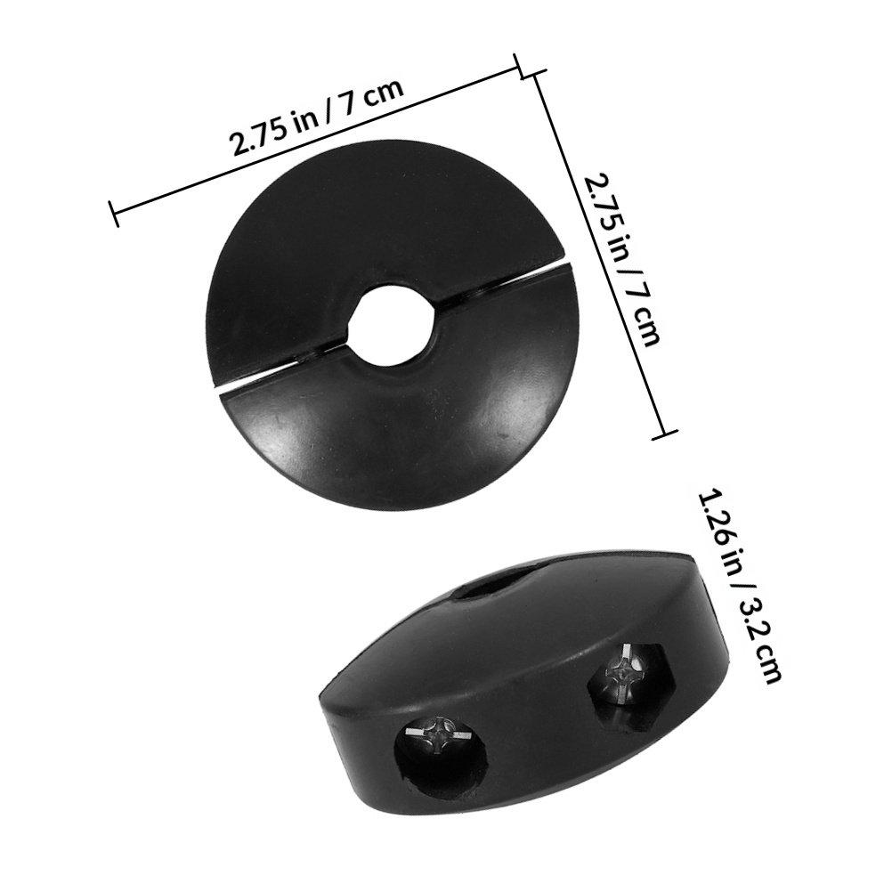 

Ball Stopper Hose Reel Stopper Rubber Hose Bumper for Garden Air Water Pipes Heavy Duty Weather Resistant Easy Installation Stop