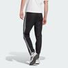 Adidas Originals Trefoil Three-Stripe Colorblock Joggers With Elastic Waist Men Bottoms Black II5764
