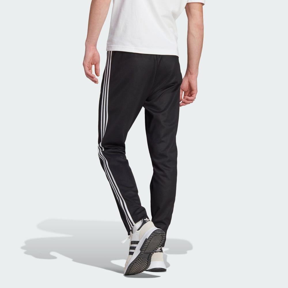 Adidas Originals Trefoil Three-Stripe Colorblock Joggers With Elastic Waist Men Bottoms Black II5764