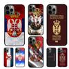 Serbia Flag Mobile Phone Cases Cover For iPhone 17 Air 16 15 14 13 Pro Max 12 11 Pro Max Max Plus Coque