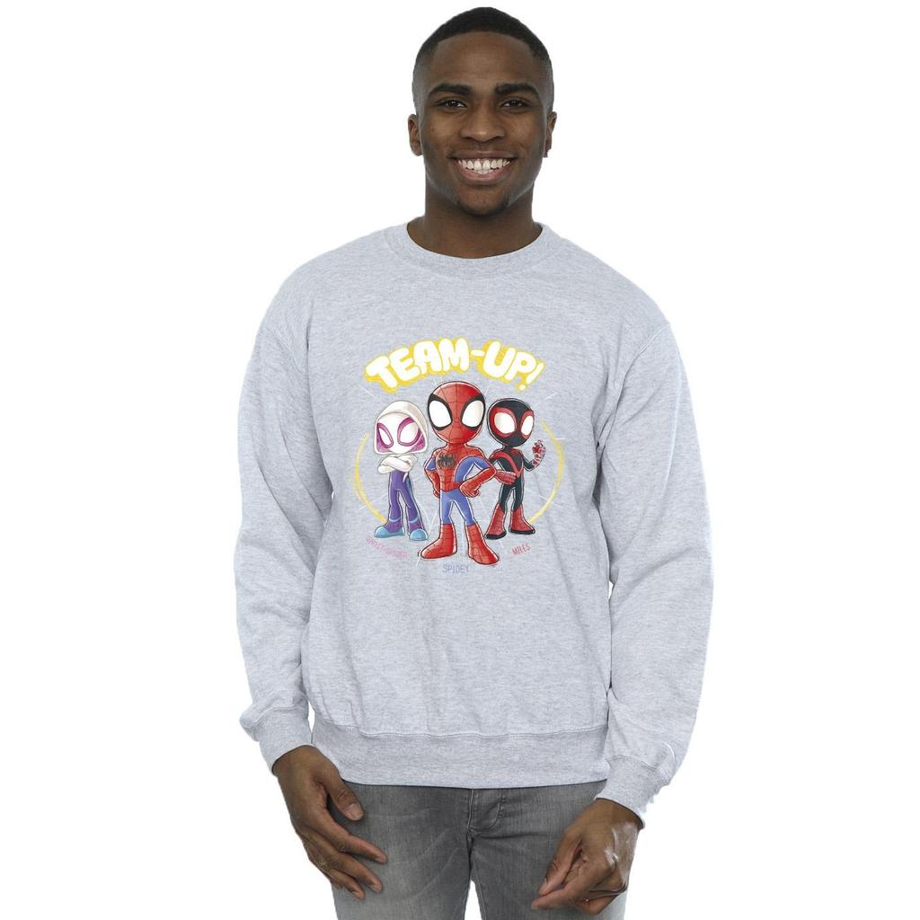 Marvel Mens Spidey And His Amazing Friends Sketch Sweatshirt