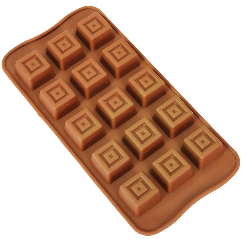 Silicone Chocolate Molds, Non-Stick Candy Molds for Making Bite Size Chocolates, Candies, Truffles, Gummies, Jelly