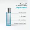 KLAVUU Blue PEARLSATION ONE Day 8 Cups Marine Collagen Aqua Toner 140ml - Deeply Hydrating & Soothing For Skin Radiance