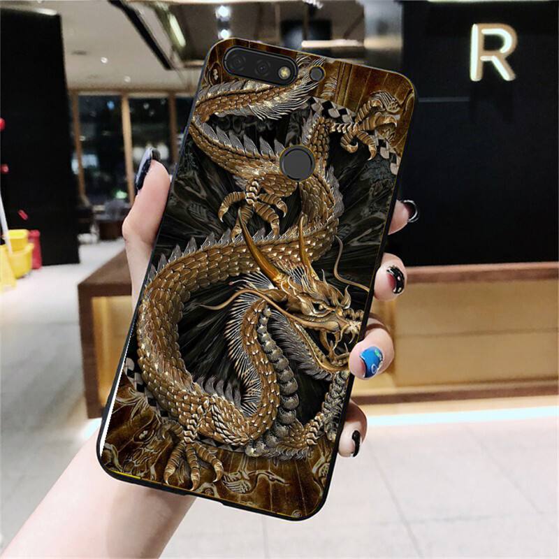 FHNBLJ Japanese DRAGON TATTOO Phone Case For Huawei Honor 7A 8X 9 10 20lite 10i 20i 7C 8C 5A 8A Honor Play 9X pro Mate 20 lite