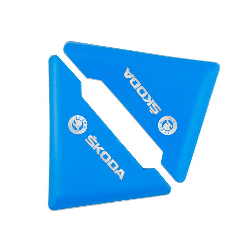 Vehicle Special Silicone Door Corner Bumper 2PCS For Skoda Octavia A5 A7Cover Anti-Scratch Anti-Collision Protective Corner Cap