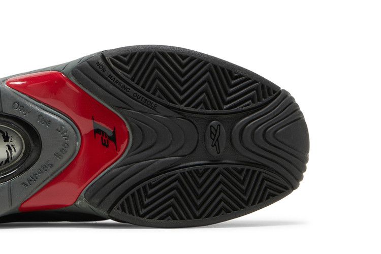 Men's Sneakers Reebok Answer IV Black Grey (2017) Black/Rivet Grey-Excellent Red
