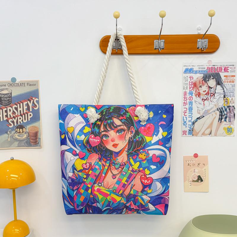 

Shopping Bag, Single-shoulder Bag, Fashionable Handbag, Large Bag, Printed Bag One Size