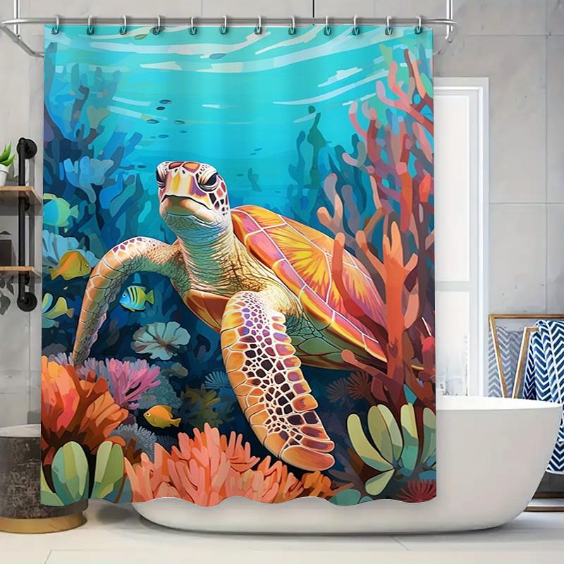 

Tropical Fish Coral Reef Bath Rug Anti-Slip Bathroom Rug Non-slip Rugs Waterproof Area Rugs 90x180cm