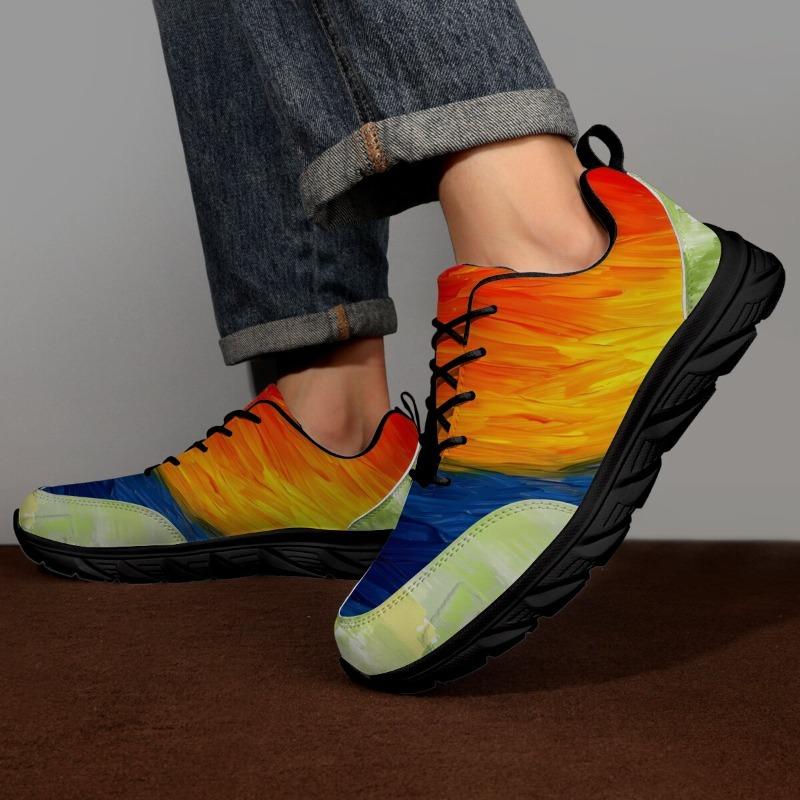 YRZL Walking Shoes Men Comfortable Lightweight Non Slip Sneakers Men Gym Training Casual Sports Shoes Durable Athletic Sneakers