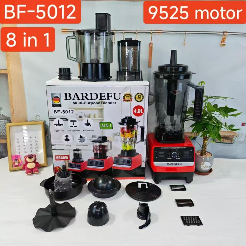 4L 8-in-1 High-Power Stainless Steel Blender: Mixer, Meat Grinder, Ice Crusher, Juicer