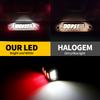 2PCS For Chevy Suburban GMC Sierra Yukon XL 1500 2500 3500 HD Tahoe LED Car Rear Number Light License Plate Lamp White 6000K